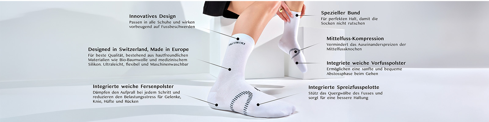 Gesundheitssocken - INFINIRI Online shop