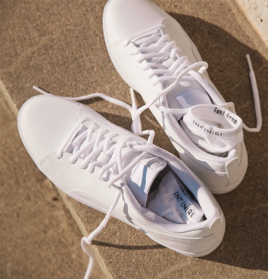 Trage geeignetes Schuhwerk