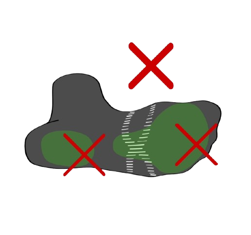 How to wear Infiniri supportive socks step four: check the position of the pads carefully. It is not good if they are moved from the indicated position